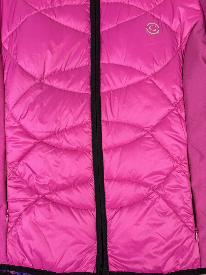 Puffer Jacket Giacca Sport Women’s M Hot Pink Hiking Skiing Sledding Outdoor - Image 4 of 4
