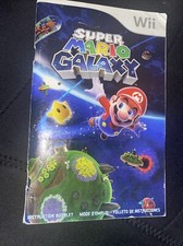 Super Mario Galaxy Nintendo Wii Instruction Manual Only