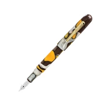 New Conklin All American Fountain Pen - Yellowstone - Omniflex Nib - CK71406
