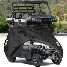 UTV Utility Vehicle Storage Cover Waterproof For Kawasaki Mule Pro FXT Ranch DXT