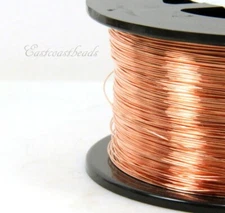 Copper Wire, 26 Gauge ROUND Dead Soft, Copper Jewelry Wire, 50 Feet, 06