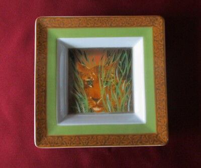 Rosenthal Collector`s Wildlife Panthera Pardus Afrikanischer Leopard 2002 Schale