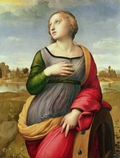 Saint Catherine of Alexandria Raphael by Raphael 8 x 10" Satin Matte REPRINT
