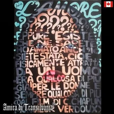 painting pop art modern contemporary decorative home decor woman portrait beauty