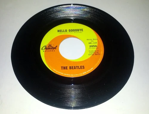 The Beatles-"Hello Goodbye/I Am The Walrus" 1967 Original 45rpm PSYCH