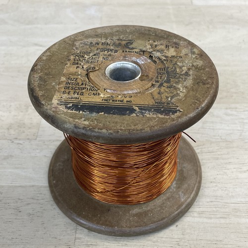 GE Copper Wire Magnetic Electric Spool   (3+ lbs.)