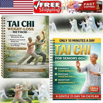 Tai Chi Book for Seniors -21/28 Day Tai Chi Plan Strengthern and Shape Your Body