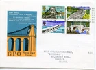 1968 BRIDGES GREAT BRITAIN QE2 GPO ILLUS. FDC MENAI BRIDGE SLOGAN PMK VGC