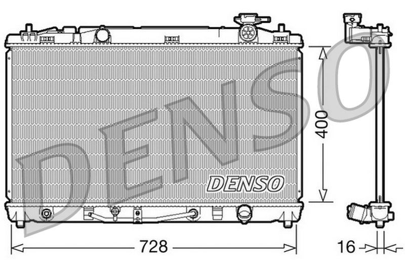 ✅Fits DENSO-TERMIKA DRM50042 RADIATOR ⭐UK Seller⭐ - Image 6