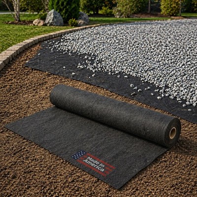 Soil Separation Fabric | Non-Woven Geotextile Filter Fabric (8 oz) - USA Made