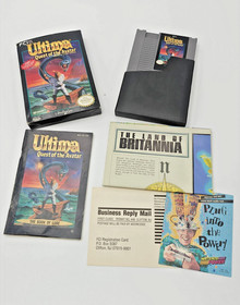 Ultima: Quest of the Avatar &ndash; 1990 Vintage Nintendo NES Game CIB