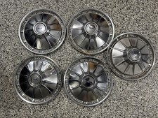 Set 5 Vintage 1961 Chevrolet Corvair 13 Hubcap Wheel Cover Center Hub Caps Set 5 Vintage 1961 Chevrolet Corvair 13 Hubcap Wheel Cover Center Hub Caps