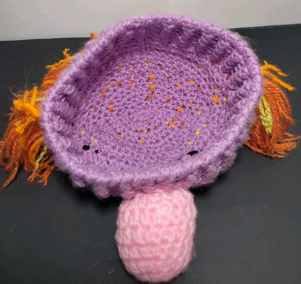 Sombrero Muppet Crochet Niños Talla Pequeña Hecho a Mano Foto 4 de 4