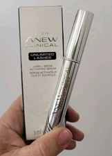 Avon ANEW Clinical UNLIMITED LASHES Lash & Brow Activating Serum New Sealed