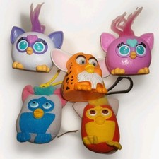 Vintage Furby LOT McDonalds Clip-On Plush Keychain Toys 1998 2000 2025