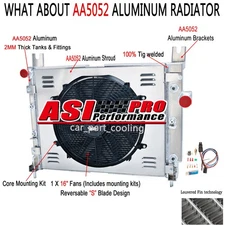 Fit 2000-2004 03 Dodge Durango Dakota 3.7/3.9/4.7/5.9L 3Row Radiator Shroud Fan