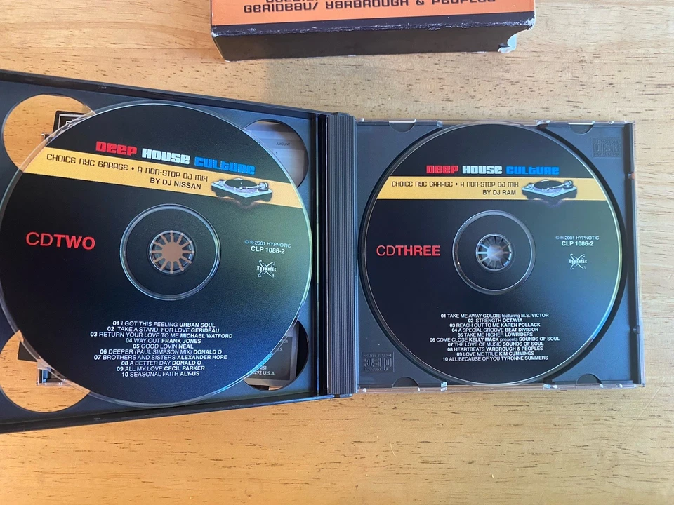 DEEP HOUSE CULTURE - Self-Titled (2001) - 3 CD - Box Set Limited Edition - *VG* - Image 4 of 4