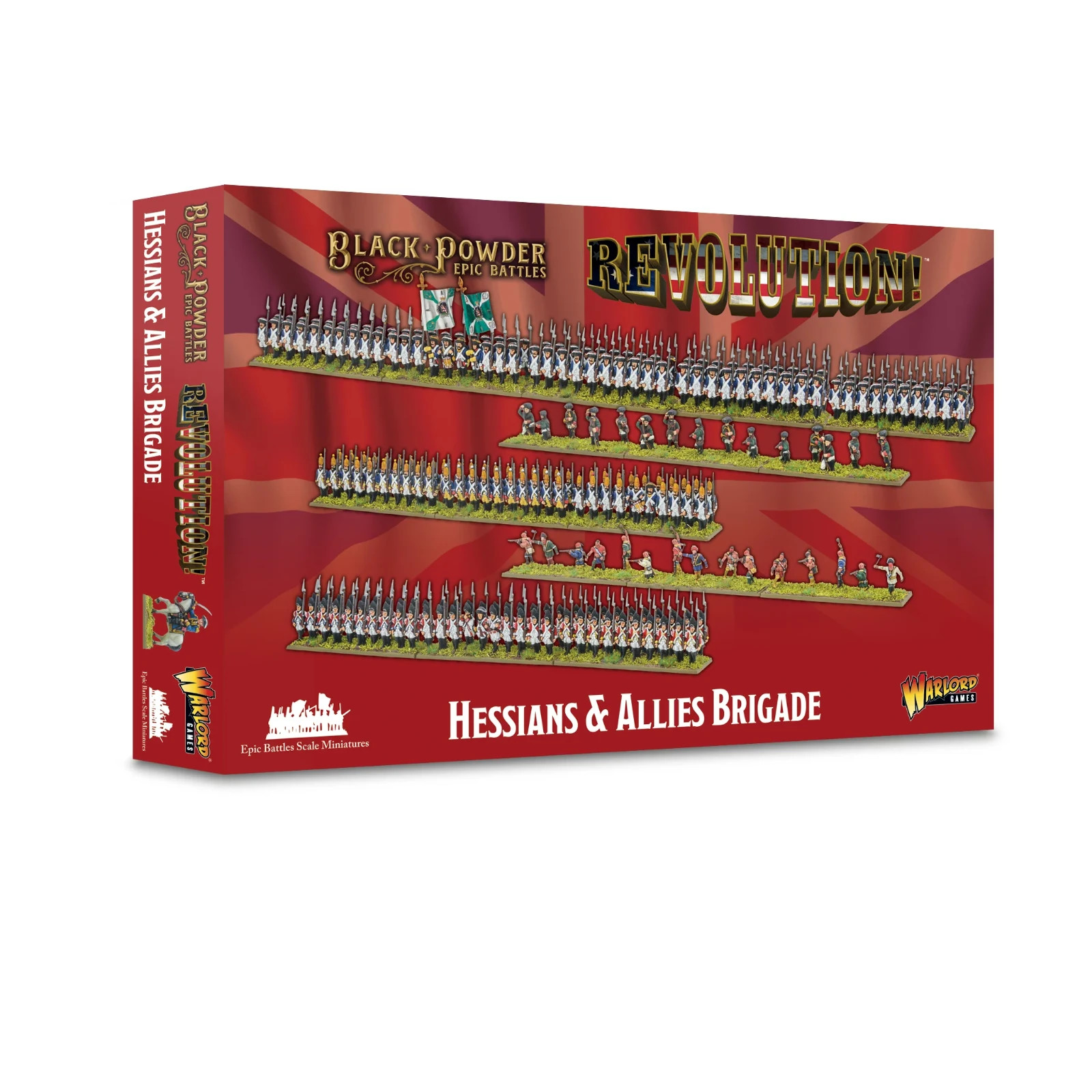 Revolution Hessians & Allies Brigade - Epic Black Powder Warlord Games
