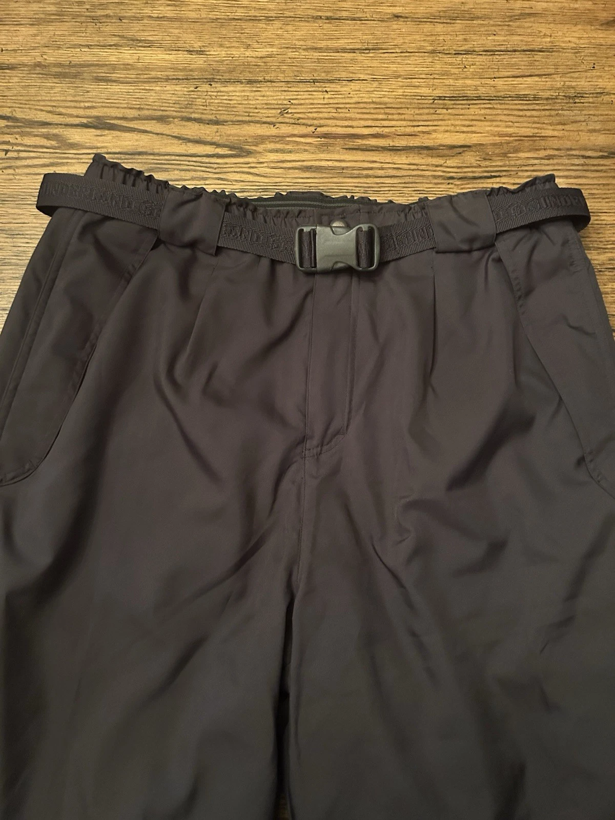 Sunderland of Scotland Pants Womens Large Black Belted Golf Waterproof