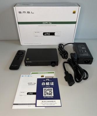 S.M.S.L DA-6 Power Amplifier Mini High Resolution DA6 Amp 70W*2 with Remote