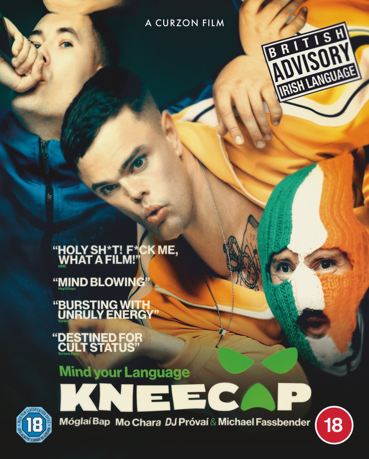 Kneecap (Blu-ray) Michael Fassbender JJ Ó Dochartaigh Liam Óg Ó Hannaidh