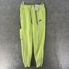 Nike Tech Fleece Slim Fit Jogger Sweatpants Barely Volt Men’s Small HV0959-736