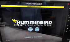 Humminbird HELIX 15 MSI GPS G4N CHO Top-Tier 15.4' Fish Finder Power Tested