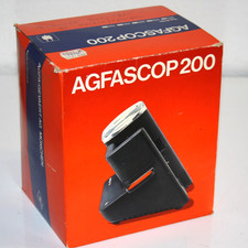 Diabetrachter AGFA Agfascop 200 Typ 6741 (1981) gepr&uuml;ft komplett mit Verpackung