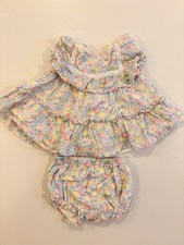 Janie and Jack Baby Girl Spring Easter Dress Size 3-6 Months