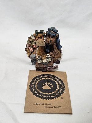 Boyds Bears Lawrence & Sheherazade O' Sand One Hump or Two Bearstone Figurine