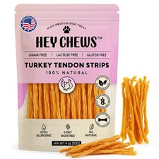 Turkey Tendons for Dogs - Turkey Dog Treats, Tenderloin - Made in The USA -Hy...