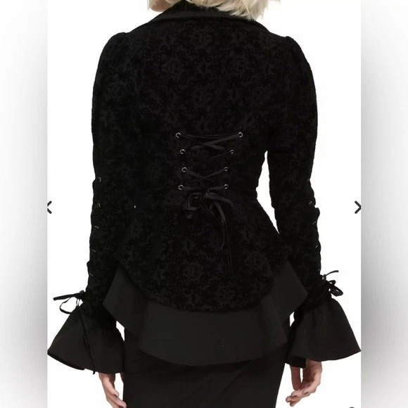 Hot Topic Noche Antes de Navidad Chaqueta Halloween Disfraz Jack 4XL Gótico Negro Foto 2 de 4