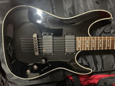 Schecter Hellraiser C-1 - Gloss Black - Electric Guitar  