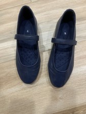 Easy Spirit Women's Mary Jane Comfort Shoes Size 8 W Med Color Blue Preowned.