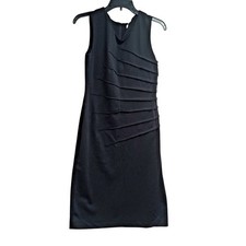 Calvin Klein Women's Dress Black Sleeveless Knee Length  Size 6