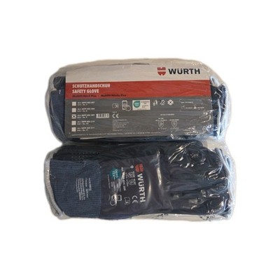 2×Pakete Würth MultiFit Nitril-Plus Größe 9 Arbeitshandschuhe-Montagehandschuhe 
