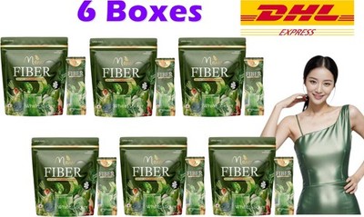 6 X Manee Fiber S Vegetable Powder Drink Dietary Supplement 30 Sachets