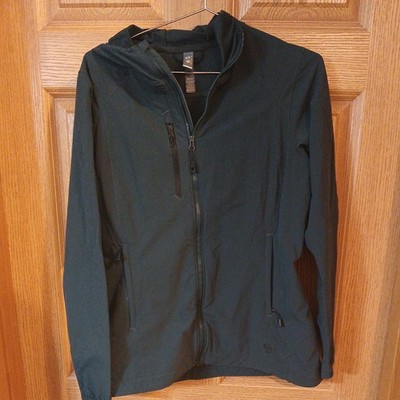 Mountain Hardwear Rain Jacket Women's Size Medium Red Nylon Full Zip Packable