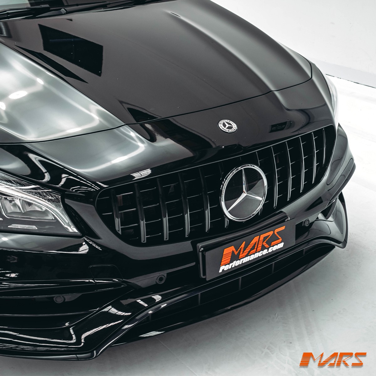 Panamericana Black Bumper Grille for Mercedes CLA C117 X117 & AMG