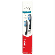 Colgate Keep Manual Toothbrush with Whitening Replaceable Brush Head Refills 2