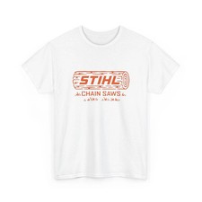 Stihl Chainsaws MULTIPLE COLORS Graphic T Shirt Unisex Heavy Cotton Tee GIFT NEW