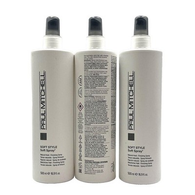 Paul Mitchell Soft Style Soft Spray 50% VOC 16.9 fl.oz-3 Pack