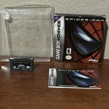 Spider-Man GBA  (Nintendo Game Boy Advance, 2002) Manual + Box 