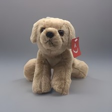 Aurora 6 Tan Puppy Dog Plush Stuffed Animal Golden Retriever