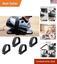 Durable ABS Pedal Straps - Perfect for Seniors' Home Fitness Equipment, 4 Pcs