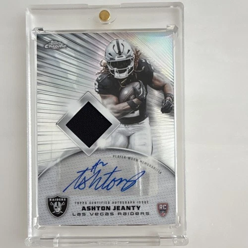 2025 Topps Chrome Ashton Jeanty Rookie Patch Autographs (RAW)