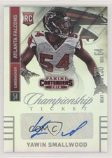 2014 Panini Contenders Championship Ticket 72/99 Yawin Smallwood #187 Auto z0q