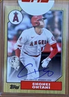 2022 Topps Update Shohei Ohtani Auto Angels On-Card Autograph sealed