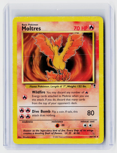 2002 Pokémon Legendary Collection Moltres 30/110