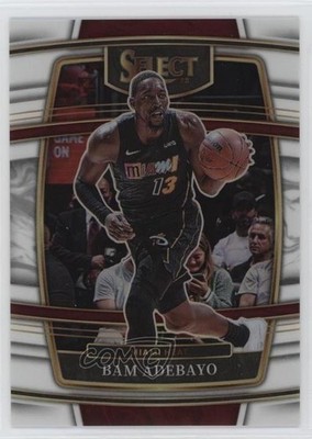 2021-22 Panini Select Concourse White Prizm 21/149 Bam Adebayo #59 13hf